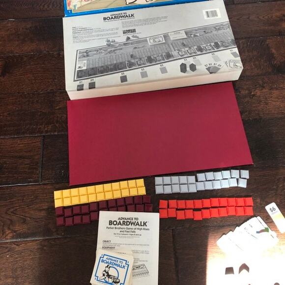 Advance to Boardwalk Game Parker Brothers Vintage 1985 Complete Board Game - Picture 10 of 12